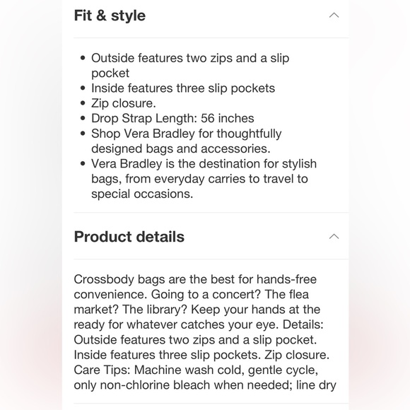 Vera Bradley Playful Penguins Hipster Crossbody - Picture 6 of 7